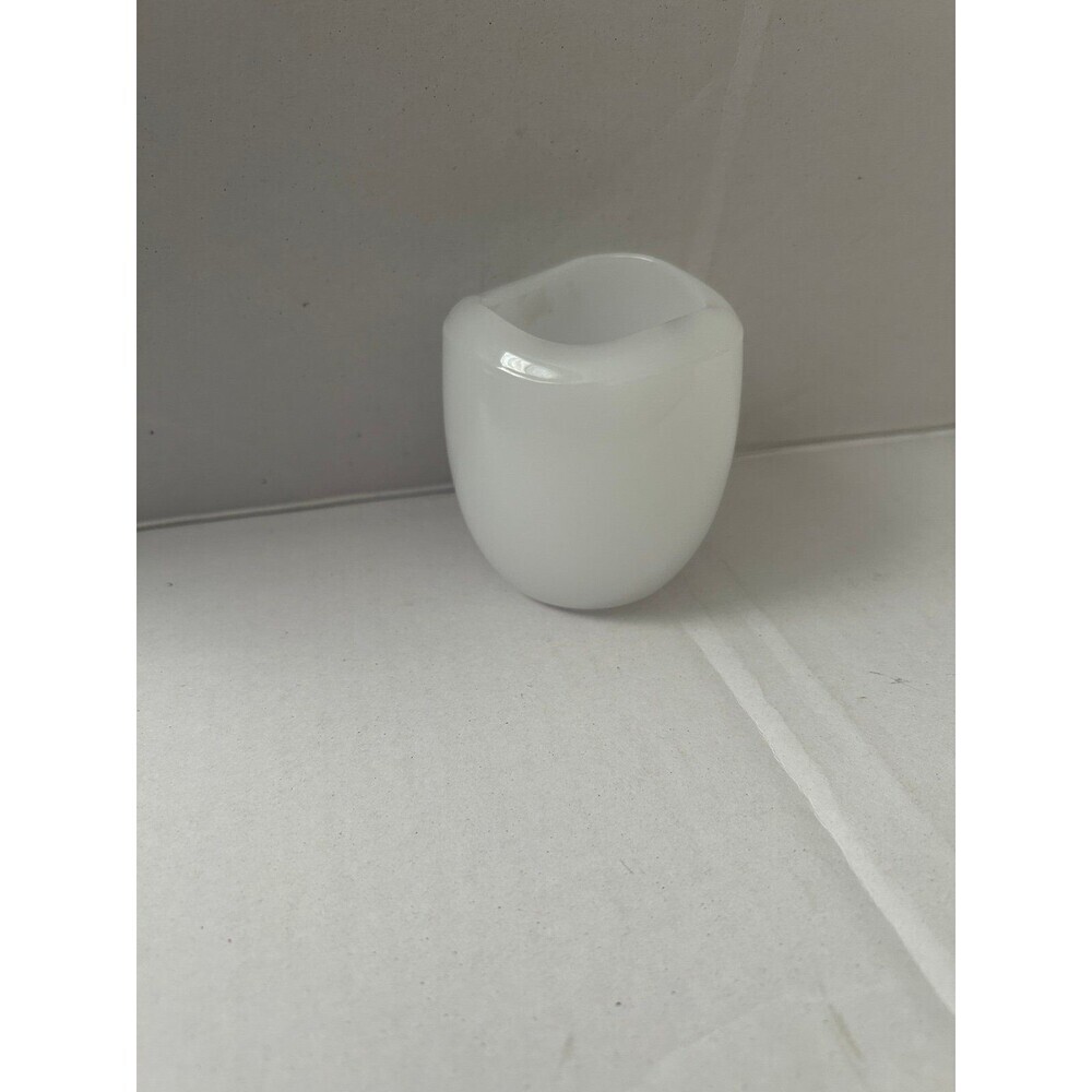 Partylite Votive Candle Holder Milky White Glass Home Decor